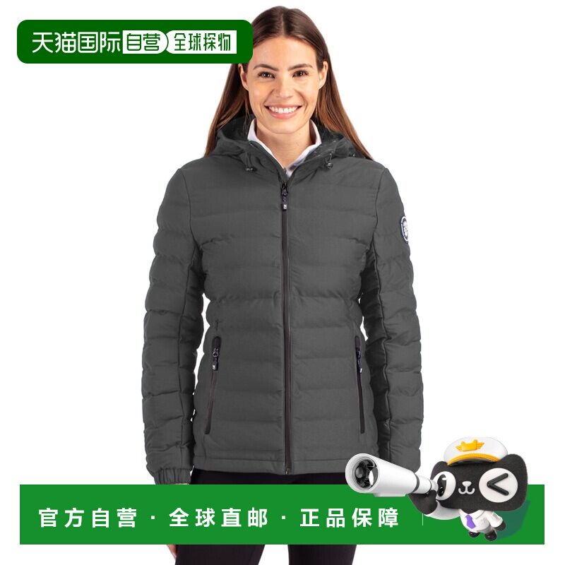 自营Cutter & Buck Mission Ridge Repreve生态绝缘女士河豚夹克-