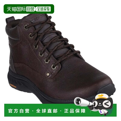 自营Skechers Pollard Lanser 205308-RDBR Boots Men's Brown Le