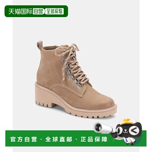 自营Dolce Vita Huey登山靴女式蘑菇皮侧拉链脚踝JOBB062-棕色 美