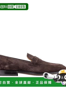 自营Salvatore Ferragamo Leather Slip-On Men's Loafers - brow