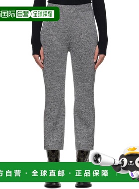 1h可退 香港直邮潮奢 GANNI 甘尼 女士 灰色 Cropped 长裤 K2080