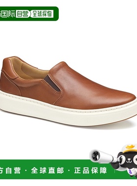 自营Johnston & Murphy Anders Slip-On Leather Sneaker - brown
