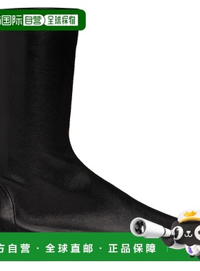 1h可退 香港直邮潮奢 KHAITE 女士 黑色 Apollo Flat 踝靴 F10828