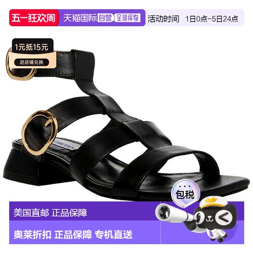 自营Steve Madden Aylin Sandal Black  AYLI02S1-BLK Women's - - 封面