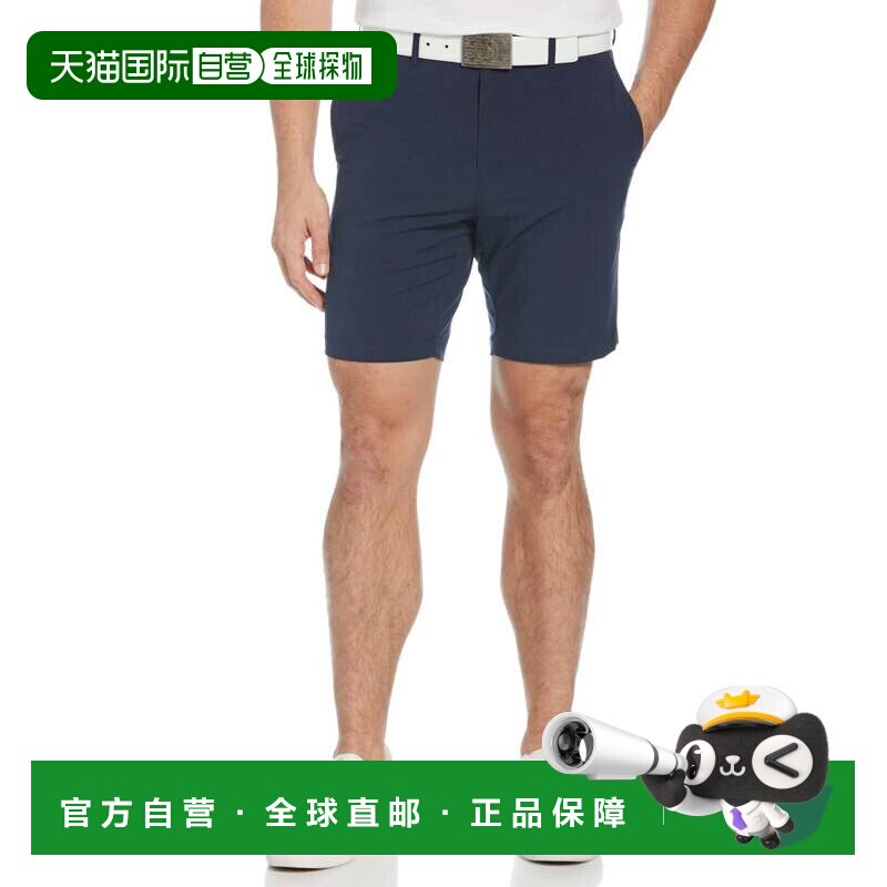 自营original penguin原版企鹅皮特高尔夫短裤男式42黑色虹膜9英J图片