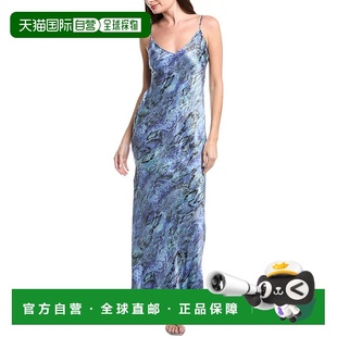 Neck Dress agenceL’AGENCE Maxi Serita Silk 自营l Bias