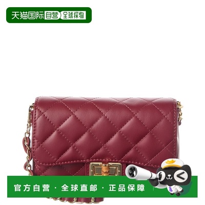 自营Persaman New York Cinzia Quilted Leather Crossbody - red