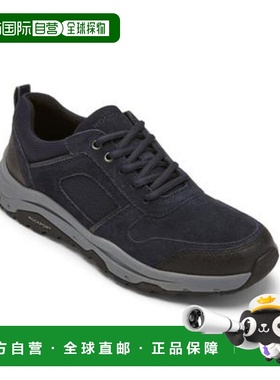 自营Rockport Birchfield Ubal Sneakers Men's Navy Gray Suede