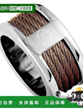 自营 Charriol Forever 不锈钢和青铜 PVD 电缆带环 - 多 美国奥