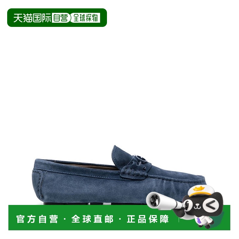 自营 baldinini蓝色封闭式平底乐福鞋-蓝色 美国奥莱直发