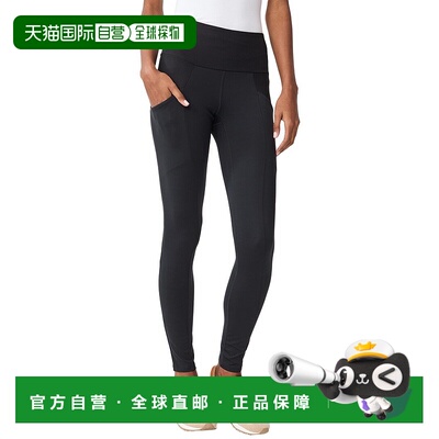自营J.McLaughlin阿贡腿-黑色 美国奥莱直发运动裤紧身裤
