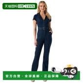 wash 自营guessNikita 美国奥莱直 Jumpsuit dark Flared Denim