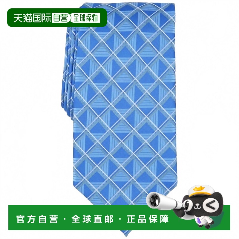 自营perry ellis男式卡门格子领带蓝-蓝色 美国奥莱直发 - 封面
