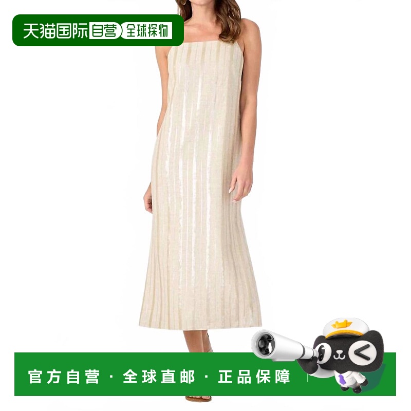 自营trina turk玛丽塔3件比亚里茨米色连衣裙 美国奥莱直发
