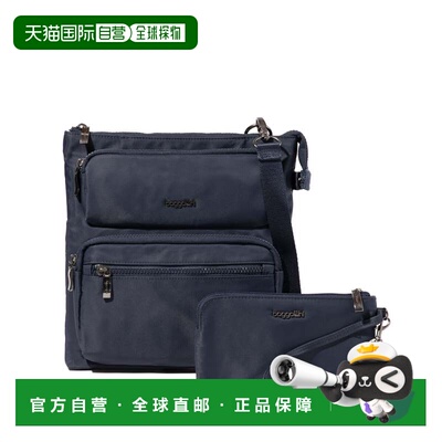 自营 baggallini Women's Nolita Crossbody Bag with RFID Wrist