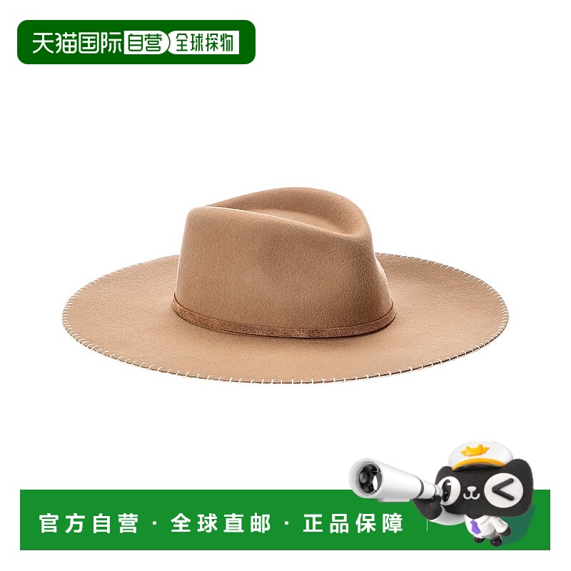 自营rag & bone Ingrid Wool Fedora - brown 美国奥莱直发