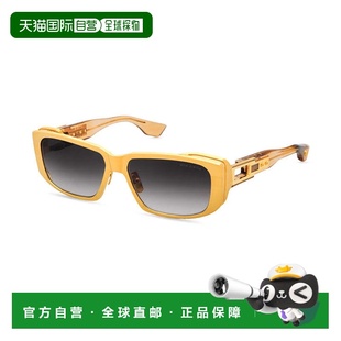 自营Dita Sunglasses Rectangle Full Rim, Gold Frame And Grey