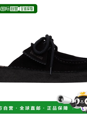 自营 Clarks Originals 女士 黑色 Desert Nomad穆勒鞋