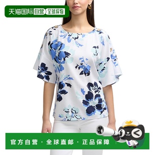 蓝色花束 自营Ellen 上衣 Dolman袖 美国奥莱直发 Tracy女式