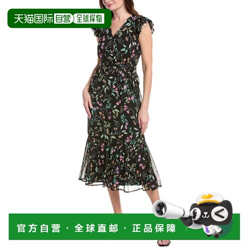 自营Sam Edelman Flutter Maxi Dress - black 美国奥莱直发