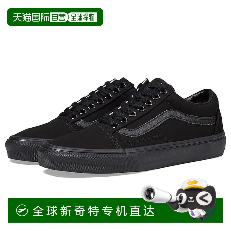 1h可退 香港直邮潮奢 Vans 范斯 男士 Old Skool™ 跑鞋 black黑色