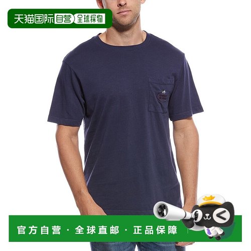 自营Scotch & Soda Garment-Dyed Pocket T-Shirt - blue 美国奥