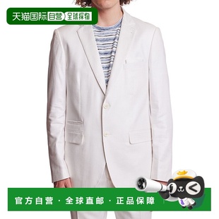 paisley 白色 亚麻混纺夹克 美 gray佩斯利和灰色多佛修身 自营