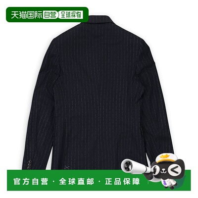 自营 amiri海军蓝双排扣夹克 BLAZER - 蓝色 美国奥莱直发西装