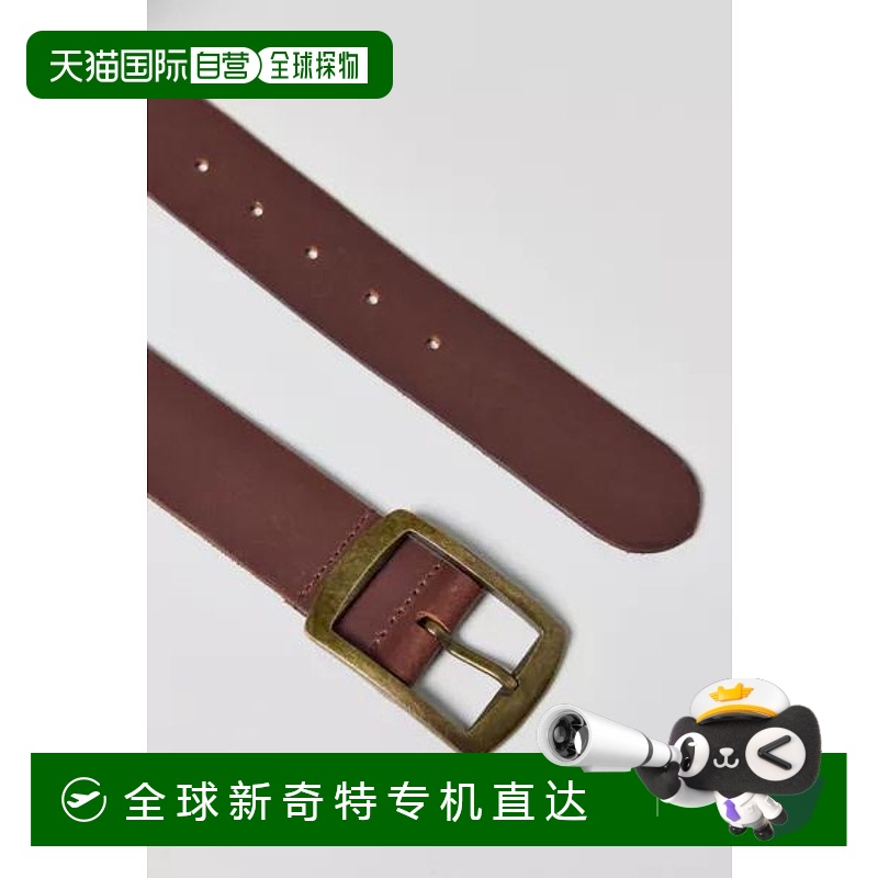 1h可退 【美国直邮】urban outfitters 男士 腰带真皮皮带