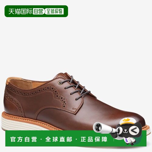 自营Johnston & Murphy Upton 175周年纪念牛津男子棕褐色普通脚H