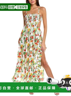 自营Caroline Constas Margo 长连衣裙 - 红色 美国奥莱直发长裙