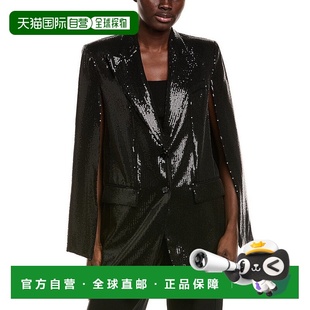 自营Michael Kors Collection Sequin Silk-Blend Cape Jacket -