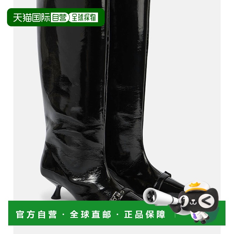 自营ganniWomen's Slouchy Boot In Black - black 美国奥莱直发