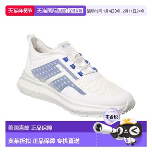 自营 tod'sTOD系带Rete跑步鞋No_Code网眼皮革运动鞋-白色 美国奥