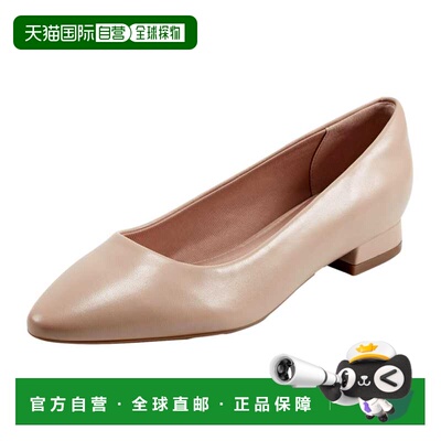 自营Women's Rockport Tessa Ballet Flat Light Natural Leather
