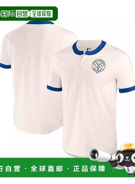 1h可退 【美国直邮】Fanatics|男士白色德州游骑兵队亨利插肩 T