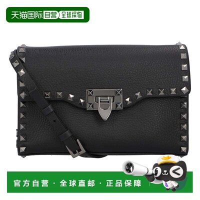 自营valentinoSmall Rockstud Shoulderbag - black 美国奥莱直发
