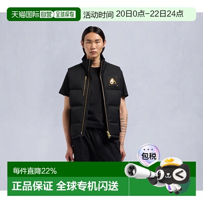 加拿大直邮Moose Knuckles WESTMOUNT VEST立领金标拉链羽绒马甲