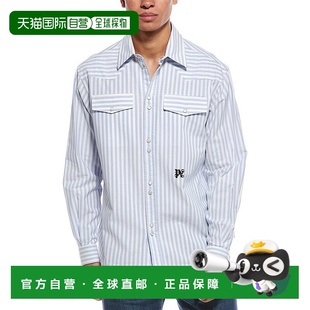 Angels blue Monogram Shirt 美国奥莱直发 Pique 自营Palm