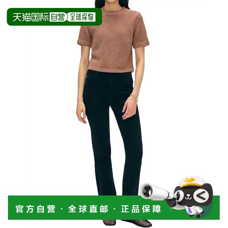 自营white + warren粘土色有机棉胶带T恤 美国奥莱直发