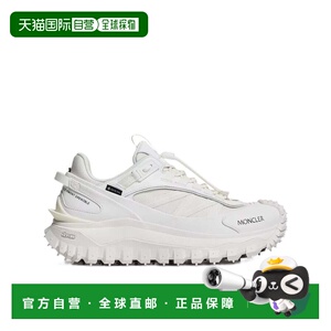 自营moncler轻便的低帮运动鞋，粗犷鞋底-白色 美国奥莱直发