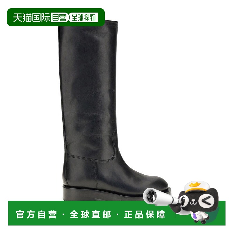 自营paris texas巴黎得克萨斯纳帕女式靴子-黑色 美国奥莱直发