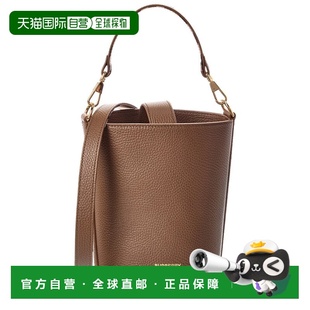 自营Burberry Small Leather Bucket Bag - brown 美国奥莱直发