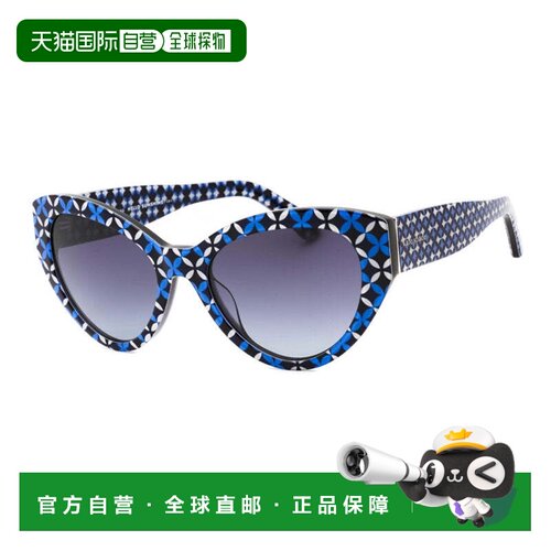 自营kate spadePAISLEIGH/S 0S6F 9O蓝色图案/深灰色渐变-蓝色图