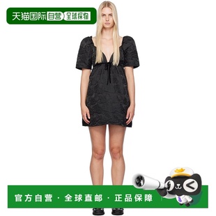 甘尼 女士 黑色 1h可退 连衣裙 GANNI Floral F9652 香港直邮潮奢