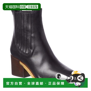 black 自营tod Bootie Leather 美国奥莱直发短靴女靴 sTODs