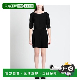 时尚 1h可退 莲娜丽姿女士连衣裙圆领修身 NinaRicci 美国直邮