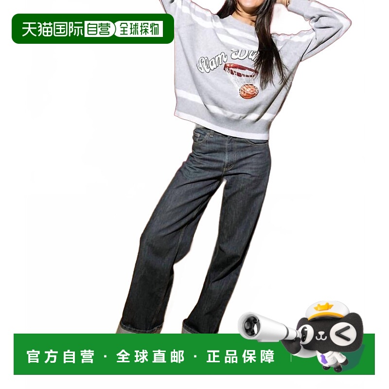 自营 queen of sparkles灰色扣篮毛衣 美国奥莱直发