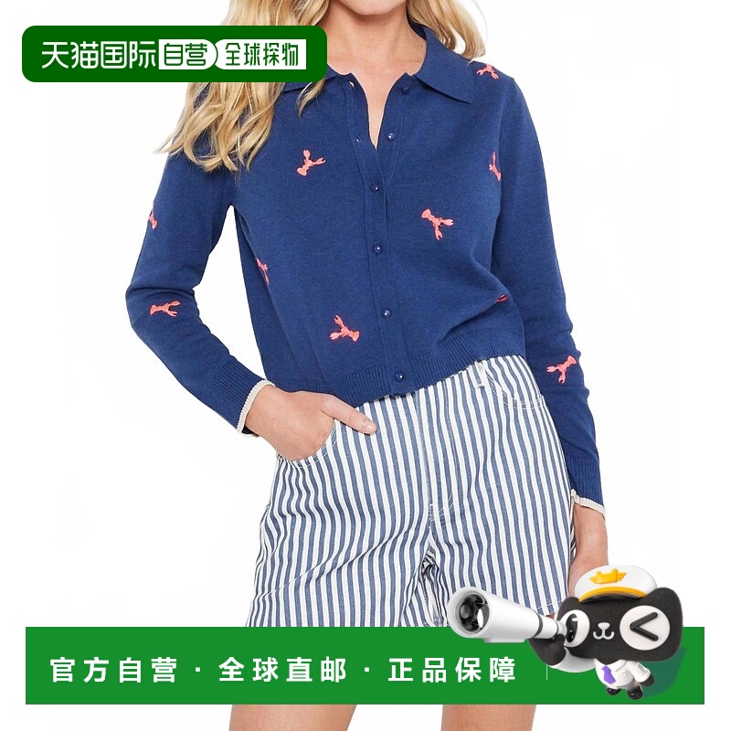 自营lisa todd蓝色银河系夏季捕捉龙虾开衫-蓝色银河系 美国奥莱