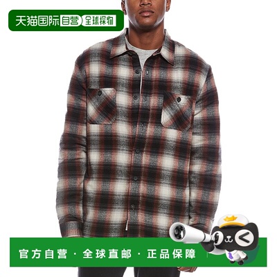 自营WEATHERPROOF VINTAGE Sherpa Lined Shirt Jacket - red 美